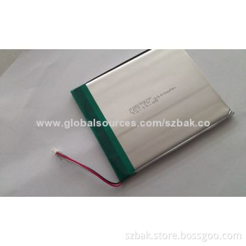 406997P 3.7V 3,400mAh Li-polymer Battery for Tablet PCs, Medical Devices, Mobile Printers